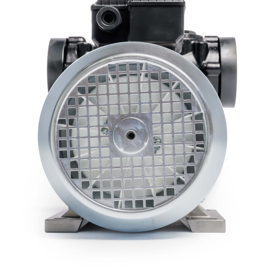 Heavy Duty 240V AC Diesel Transfer Pump view of continuous duty electric motor