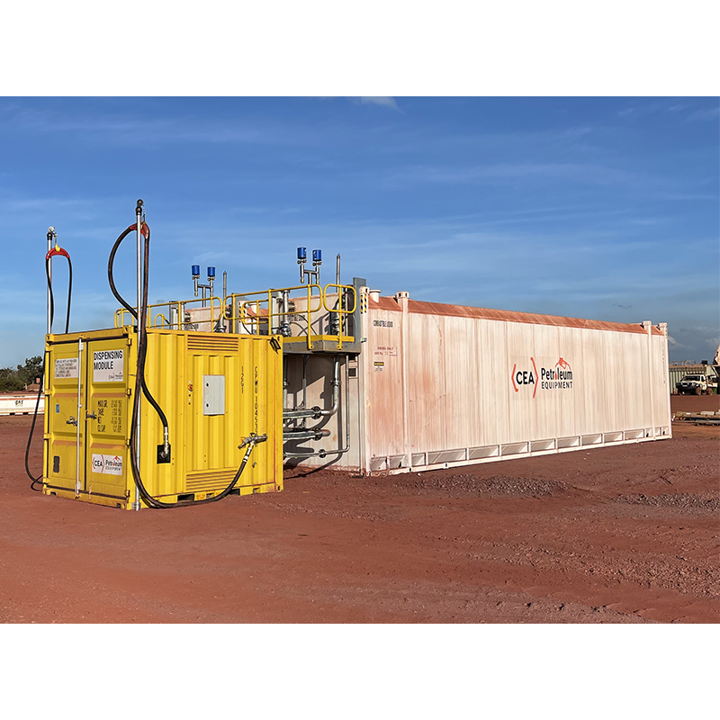 CEA CON-110 Self Bunded Tank Farm installed at Roper Bar Iron Ore Mine, NT