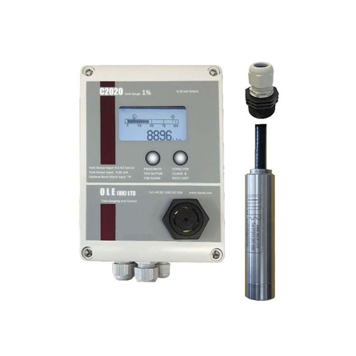 OLE C2020 Tank Gauge c/w Probe for tanks up to 3m in height